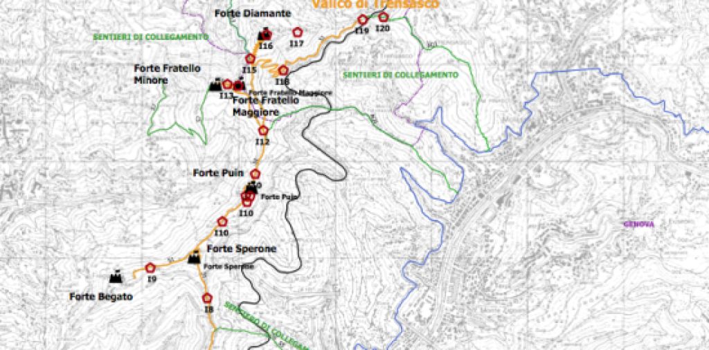 Vallate: partiti i lavori sul percorso pedociclabile da piazza Manin al forte Diamante