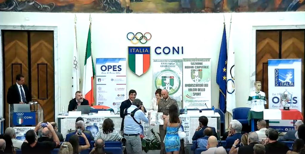 Premiazione del 1° Graduato Bersagliere Nicola Caterino all'Invictus Day - Ambassador of Freedom 2a edizione