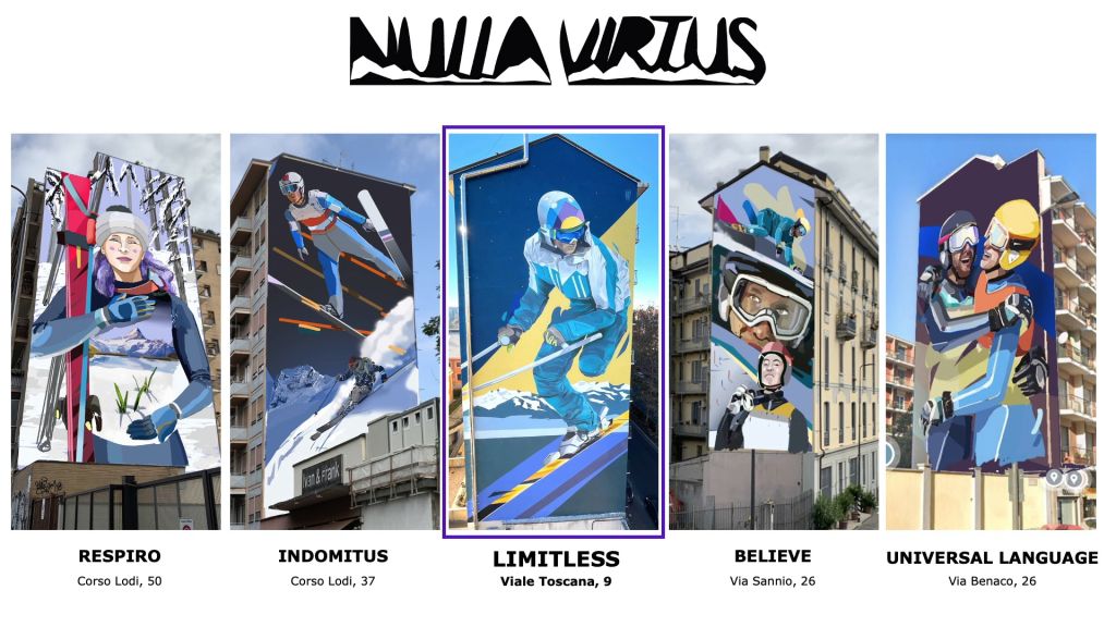 Limitless a Milano il primo murale dell'iniziativa ‘Nulla Virtus’ per sensibilizzare sulla meningite attraverso arte e sport