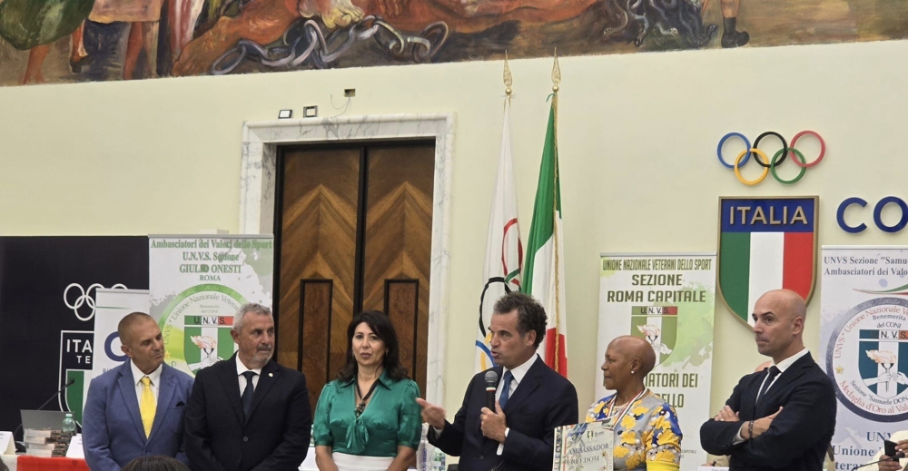 EVENTO INTERNAZIONALE "3° INVICTUS DAY" IN ANTEPRIMA MONDIALE, A ROMA - PREMIATO: Dr. NINO TRONCHETTI PROVERA.