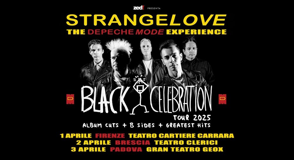 Strangelove - The Depeche Mode Experience: il tributo perfetto al 40° anniversario di Black Celebration in Italia