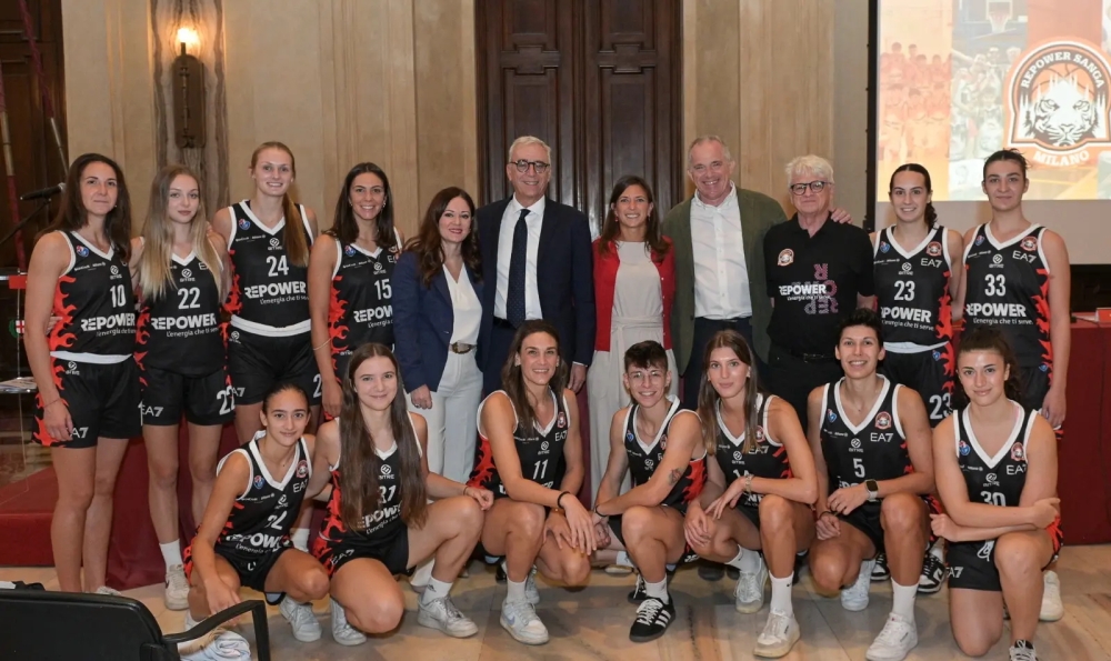 Repower Sanga Milano: roster e progetti sociali presentati a Palazzo Marino