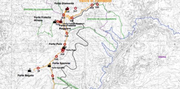 Vallate: partiti i lavori sul percorso pedociclabile da piazza Manin al forte Diamante